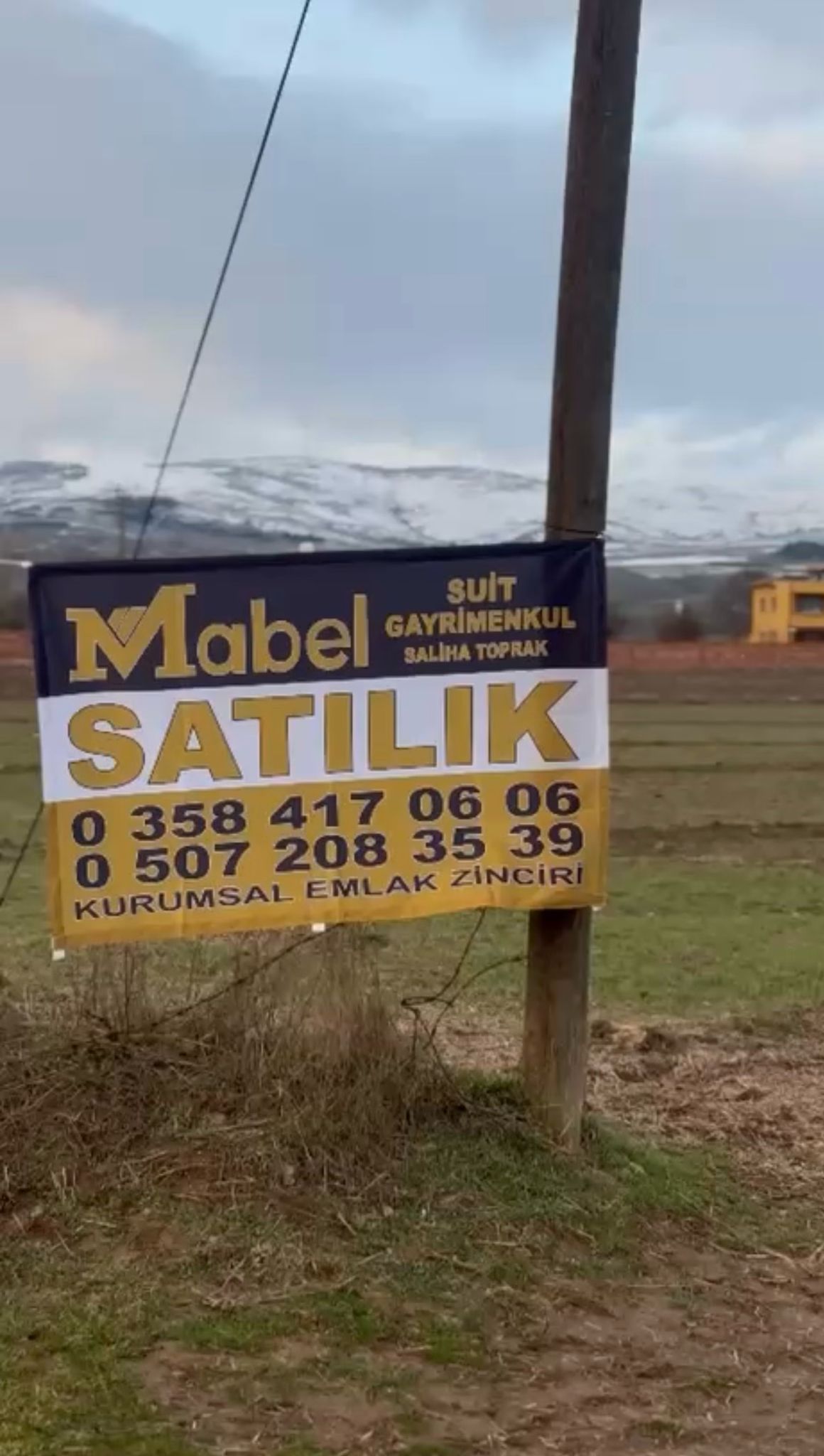 MABEL'DEN FIRSAT YATIRIMLIK TARLA